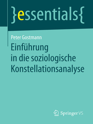 cover image of Einführung in die soziologische Konstellationsanalyse